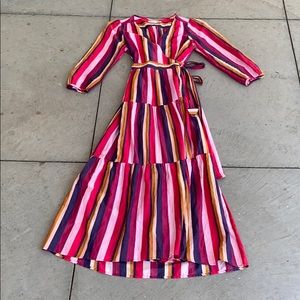 Xirena silk wrap dress size S